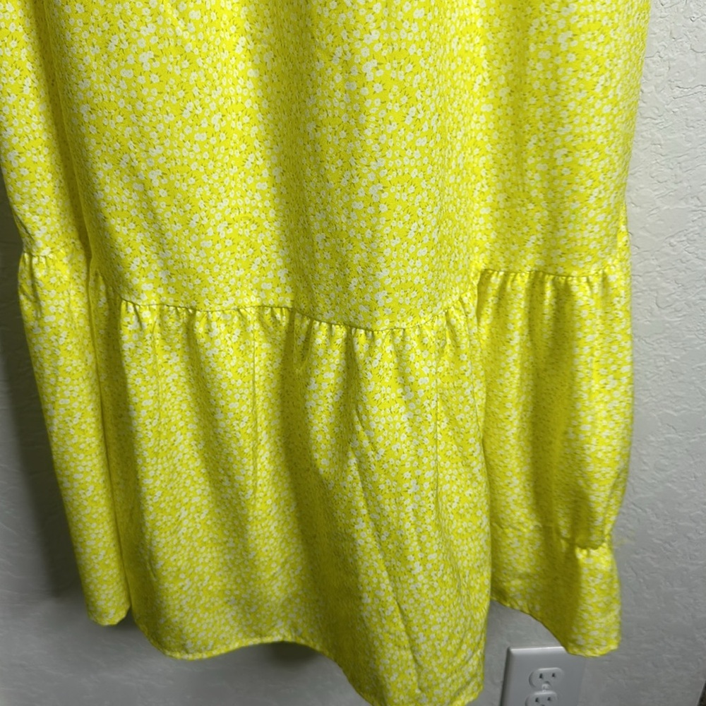 Boutique Full Size Printed Sleeveless Mini Cami Women’s Floral Dress Sz S - Picture 3 of 8